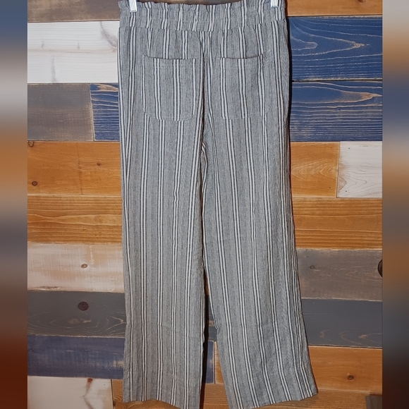 SO Linen Blend Wide Leg Palazzo Pants M - Picture 8 of 8